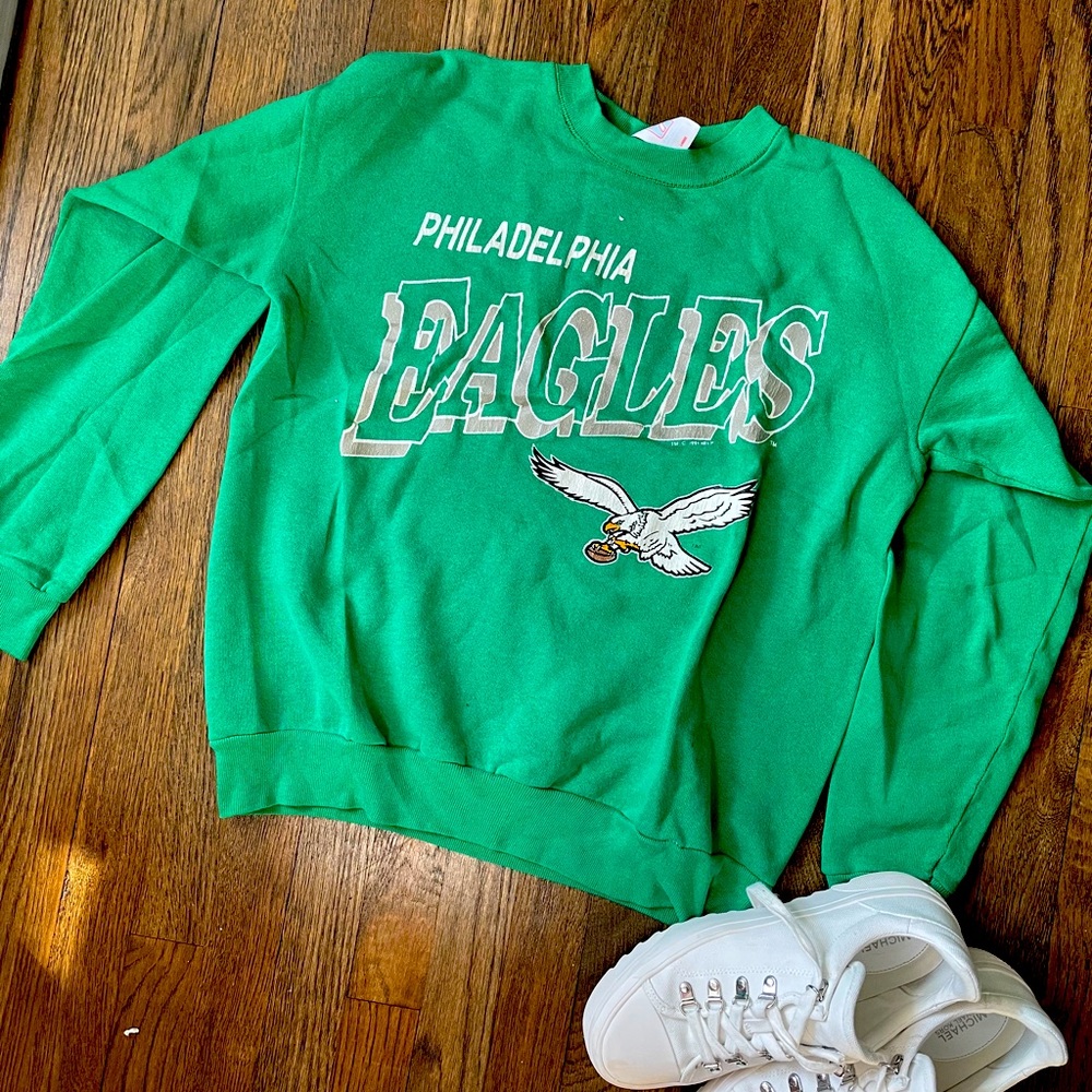 PHILADELPHIA EAGLES Vintage Crew Neck Sweatshirt